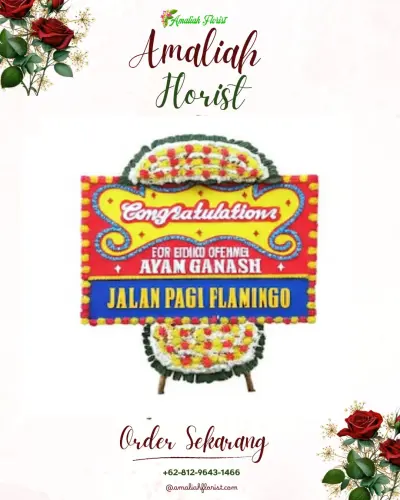 Bunga Papan Congratulation di Tenajar